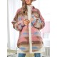 Women's Daily Ethnic Style Geo Tribal Aztec Printed Wool Blend Front Pockets Western Shirt Jacket Shacket Women's Daily Ethnic Style Geo Tribal Aztec Printed Wool Blend Front Pockets Western Shirt Jacket Shacket