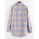 Plaid Wool Blend Flap Pocket Tunic Shacket Plaid Wool Blend Flap Pocket Tunic Shacket