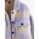 Plaid Wool Blend Flap Pocket Tunic Shacket Plaid Wool Blend Flap Pocket Tunic Shacket