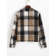 Plaid Check Flap Pocket Shacket Plaid Check Flap Pocket Shacket