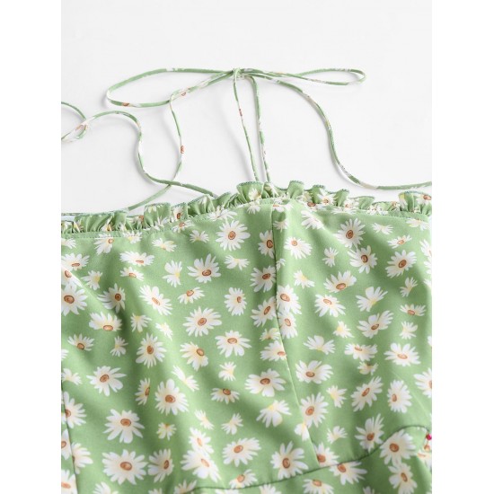 Daisy Print Mini Cami Dress Daisy Print Mini Cami Dress