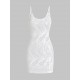 Cami Fishnet Sheer Crochet Beach Mini Vegas Dress Cami Fishnet Sheer Crochet Beach Mini Vegas Dress