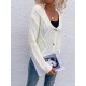 Button Up Solid Textured Knit Cardigan Button Up Solid Textured Knit Cardigan