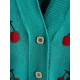 Cherry Button Up Dual Pocket Cardigan Cherry Button Up Dual Pocket Cardigan