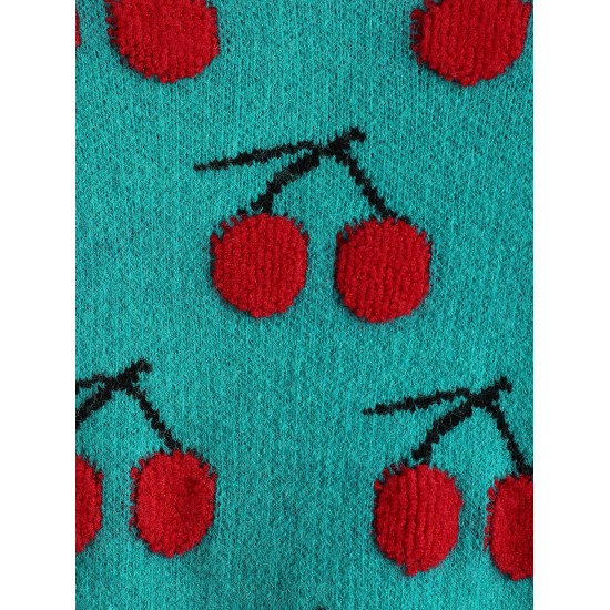 Cherry Button Up Dual Pocket Cardigan Cherry Button Up Dual Pocket Cardigan