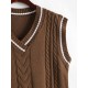 Cable Knit Cricket Sweater Vest Cable Knit Cricket Sweater Vest