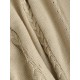 Cable Pointelle Knit Drop Shoulder Sweater Cable Pointelle Knit Drop Shoulder Sweater