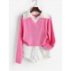 Quarter Zip Colorblock Cropped Sweater Quarter Zip Colorblock Cropped Sweater