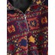 Christmas Snowflake Tribal Half Zip Teddy Sweatshirt Christmas Snowflake Tribal Half Zip Teddy Sweatshirt