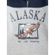 Fleece Lined ALASKA Graphic Quarter Zip 90s Sweatshirt Fleece Lined ALASKA Graphic Quarter Zip 90s Sweatshirt